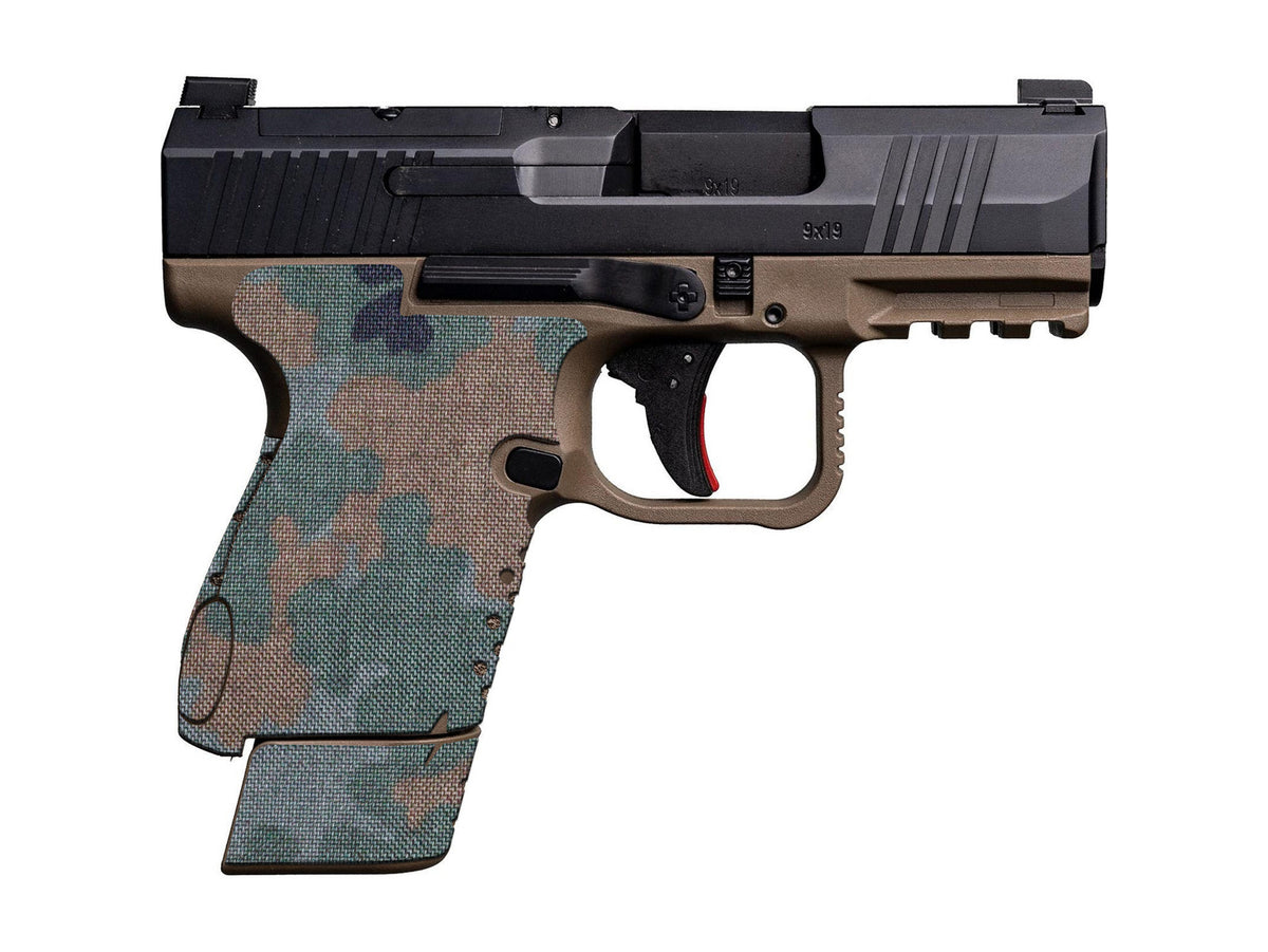 Canik Mete MC9 Cordura 1000D grip wrap in Flecktarn — Combat Textiles