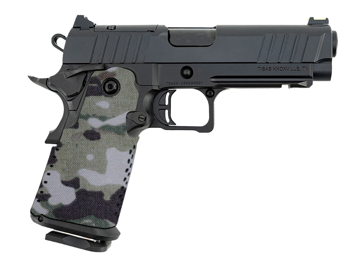 Tisas 1911 Double Stack Cordura 1000D grip wrap in MultiCam — Combat Textiles