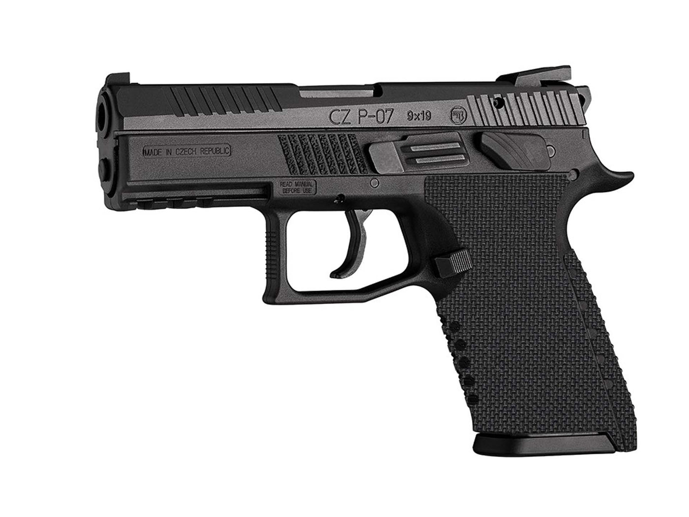 CZ P-07 Cordura 1000D grip wrap in Black — Combat Textiles