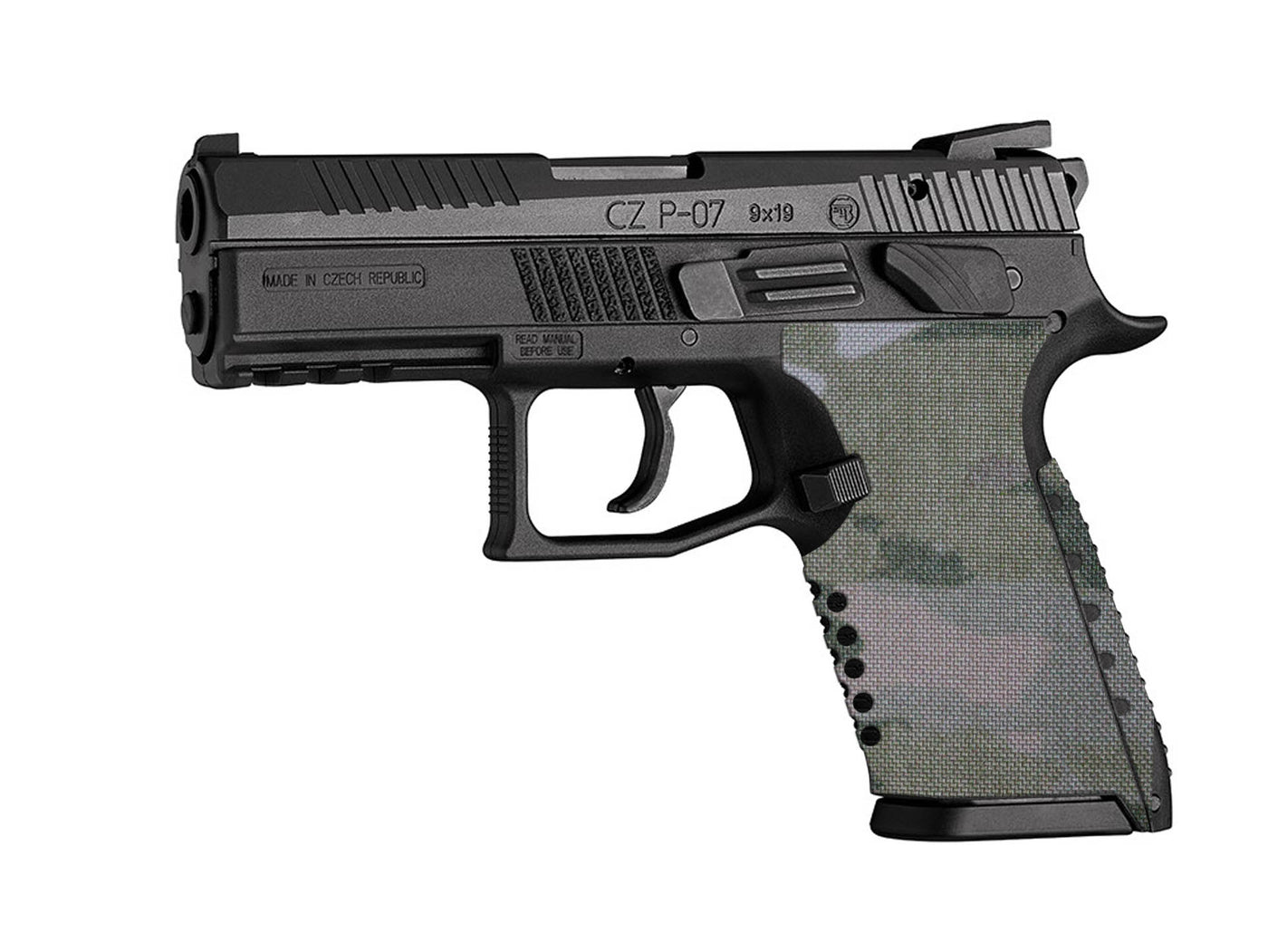 CZ P-07 Cordura 1000D grip wrap in MultiCam — Combat Textiles
