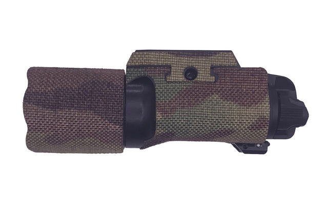 Cordura 1000D weapon light wrap on the SureFire X300U-B — Combat Textiles