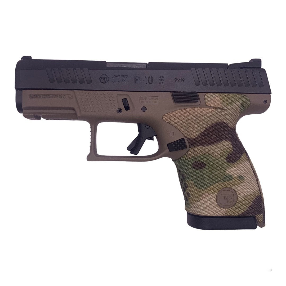 Cordura 1000D grip wrap on the CZ P-10 S — Combat Textiles