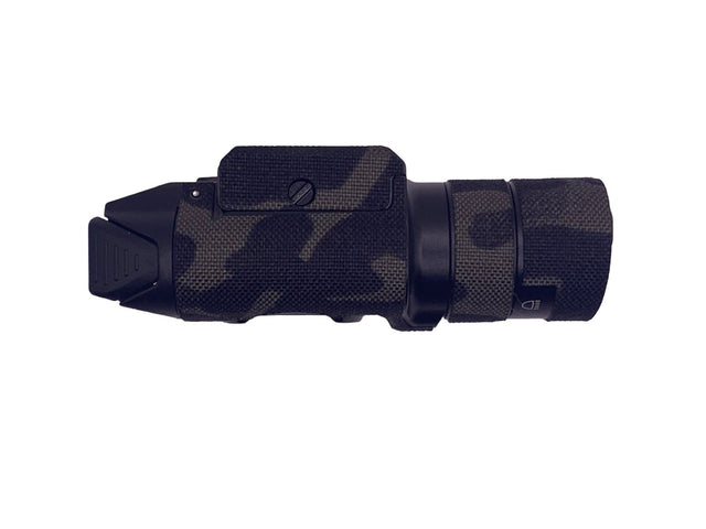 Cordura 1000D weapon light wrap on the OLIGHT BALDR Pro R — Combat Textiles