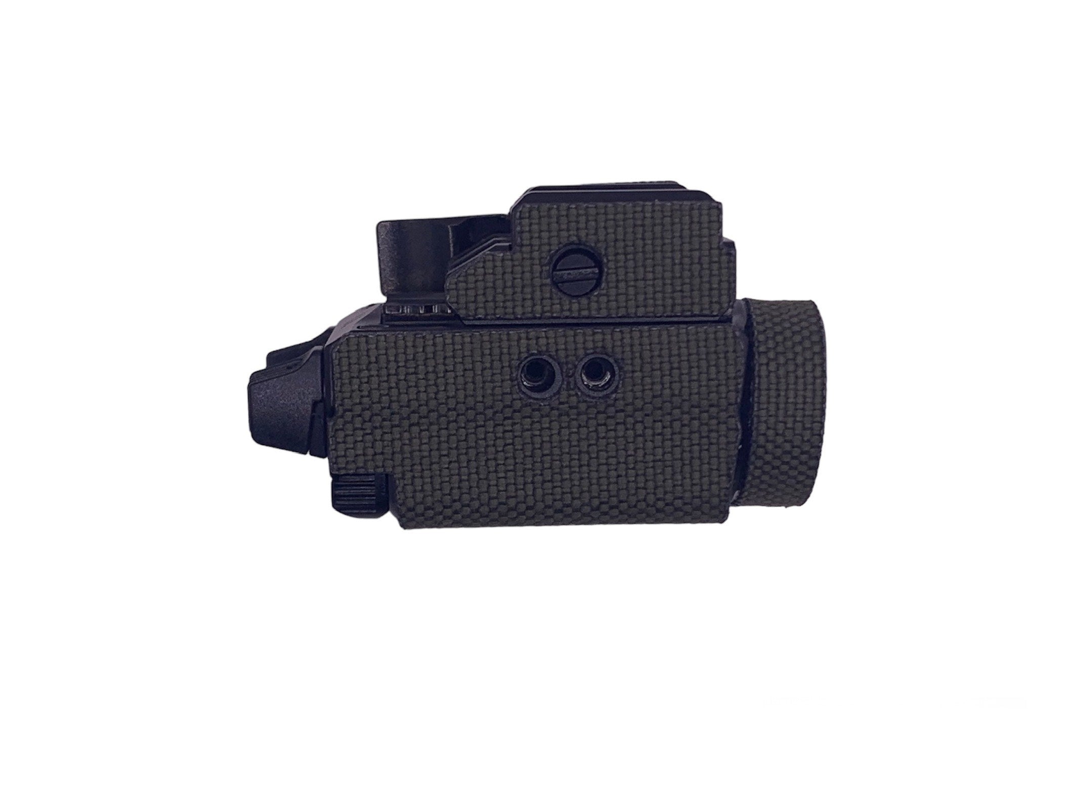 Cordura 1000D weapon light wrap on the OLIGHT BALDR S — Combat Textiles