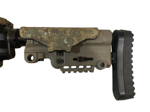 Cordura 1000D stock wrap on the AB Arms Urban Sniper Stock USS — Combat Textiles