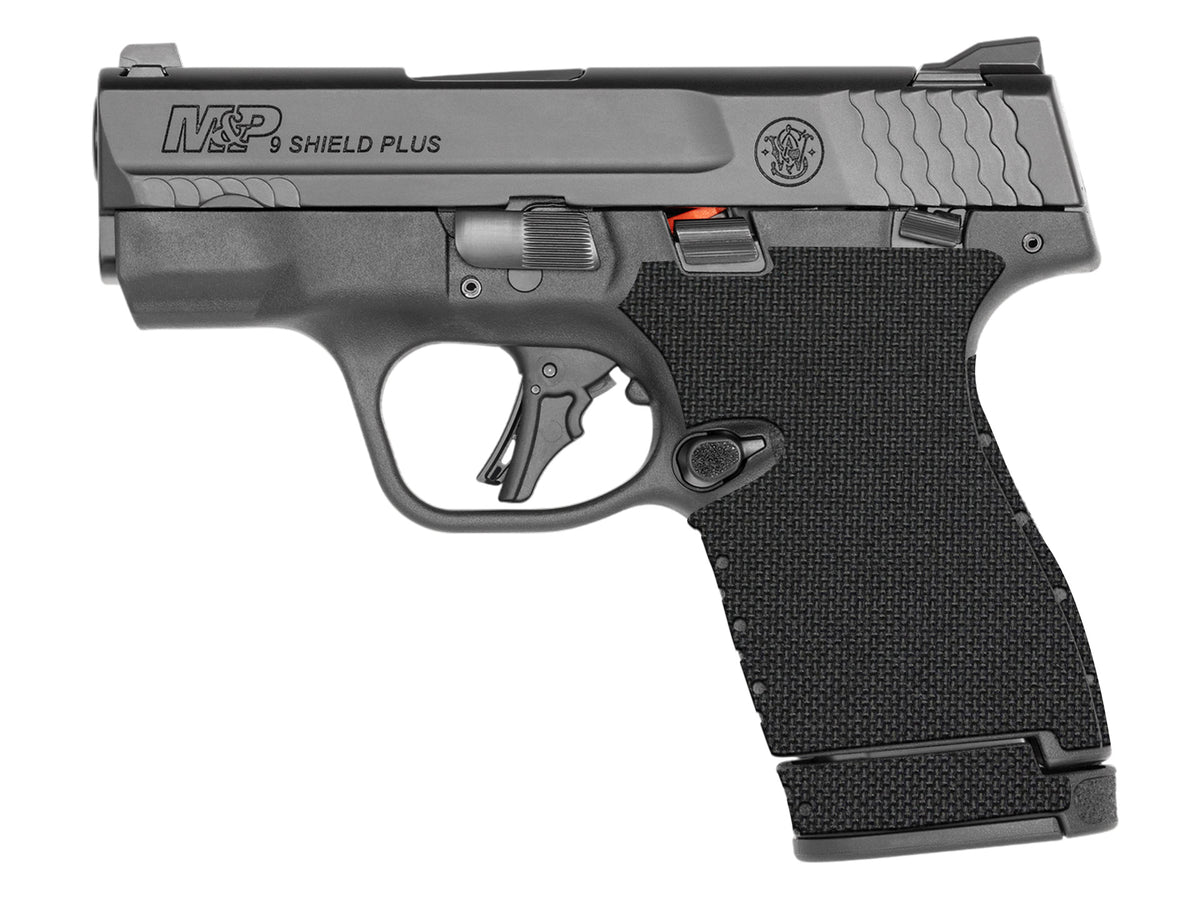 S&W M&P Shield Plus Cordura 1000D grip wrap in Black — Combat Textiles