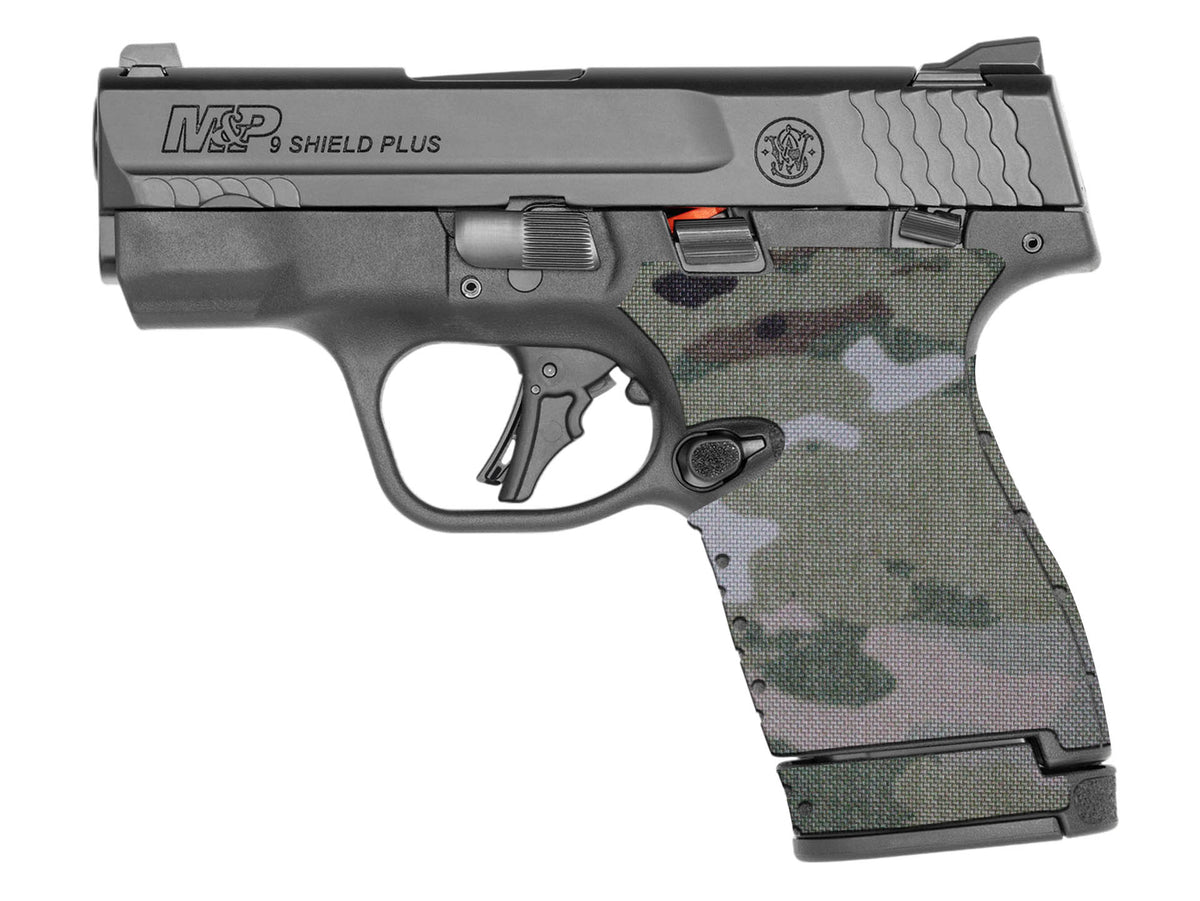 S&W M&P Shield Plus Cordura 1000D grip wrap in MultiCam — Combat Textiles