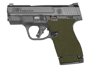 S&W M&P Shield Plus Cordura 1000D grip wrap in Ranger Green — Combat Textiles