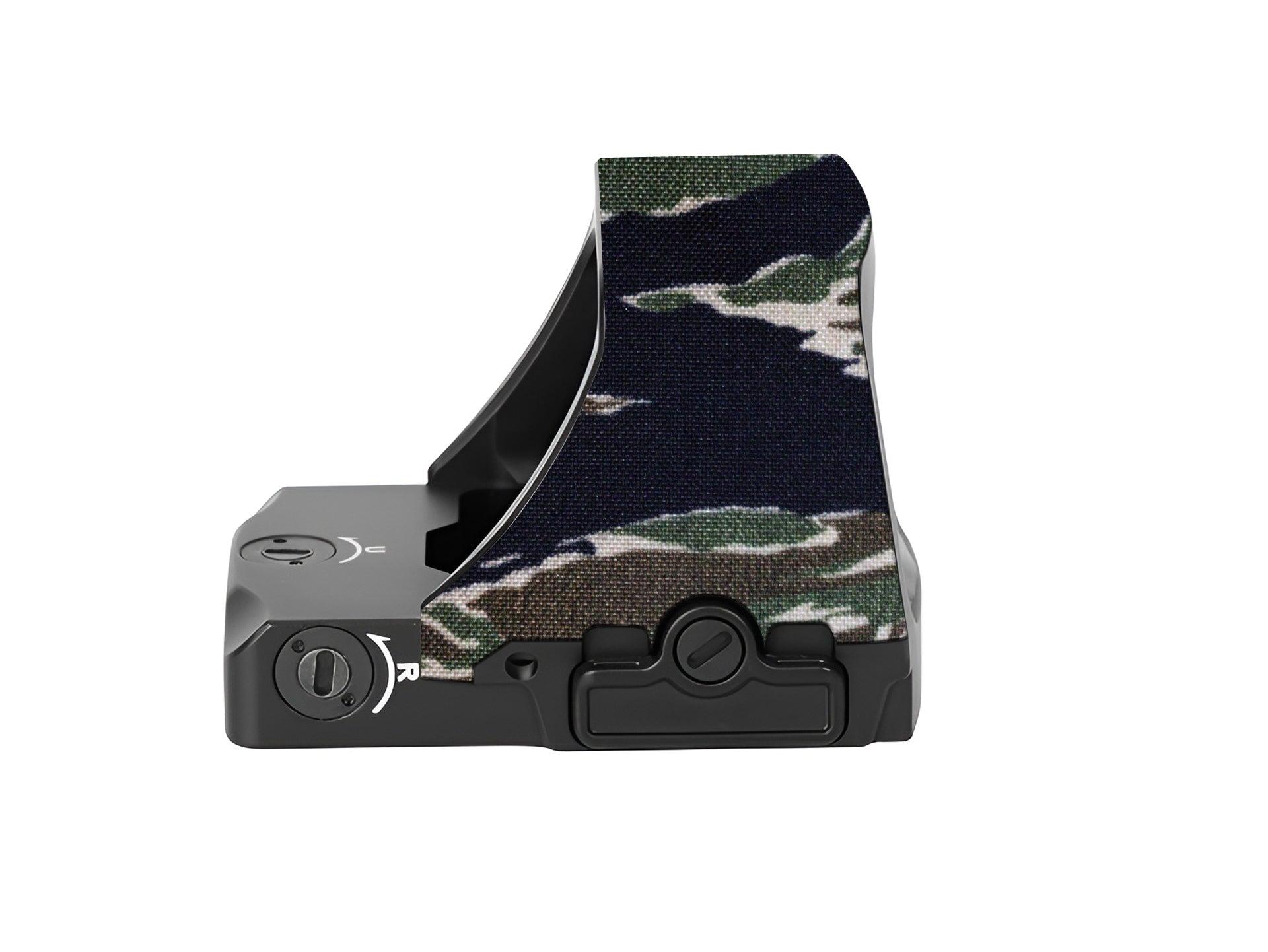 Holosun 507 COMP Cordura 1000D optic wrap in Tiger Stripe (Green/Black) — Combat Textiles