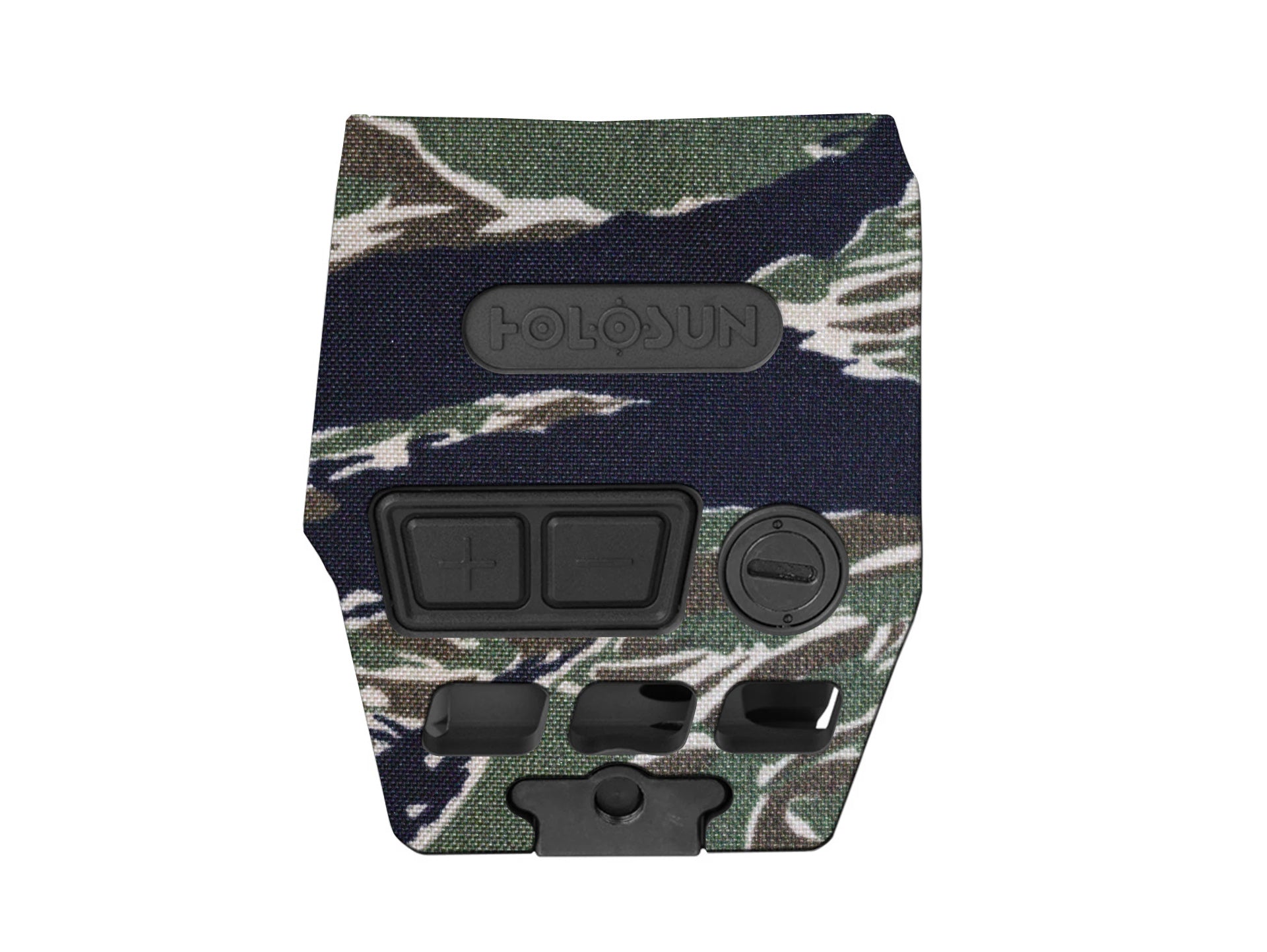 Holosun AEMS Cordura 1000D optic wrap in Tiger Stripe (Green/Black) — Combat Textiles