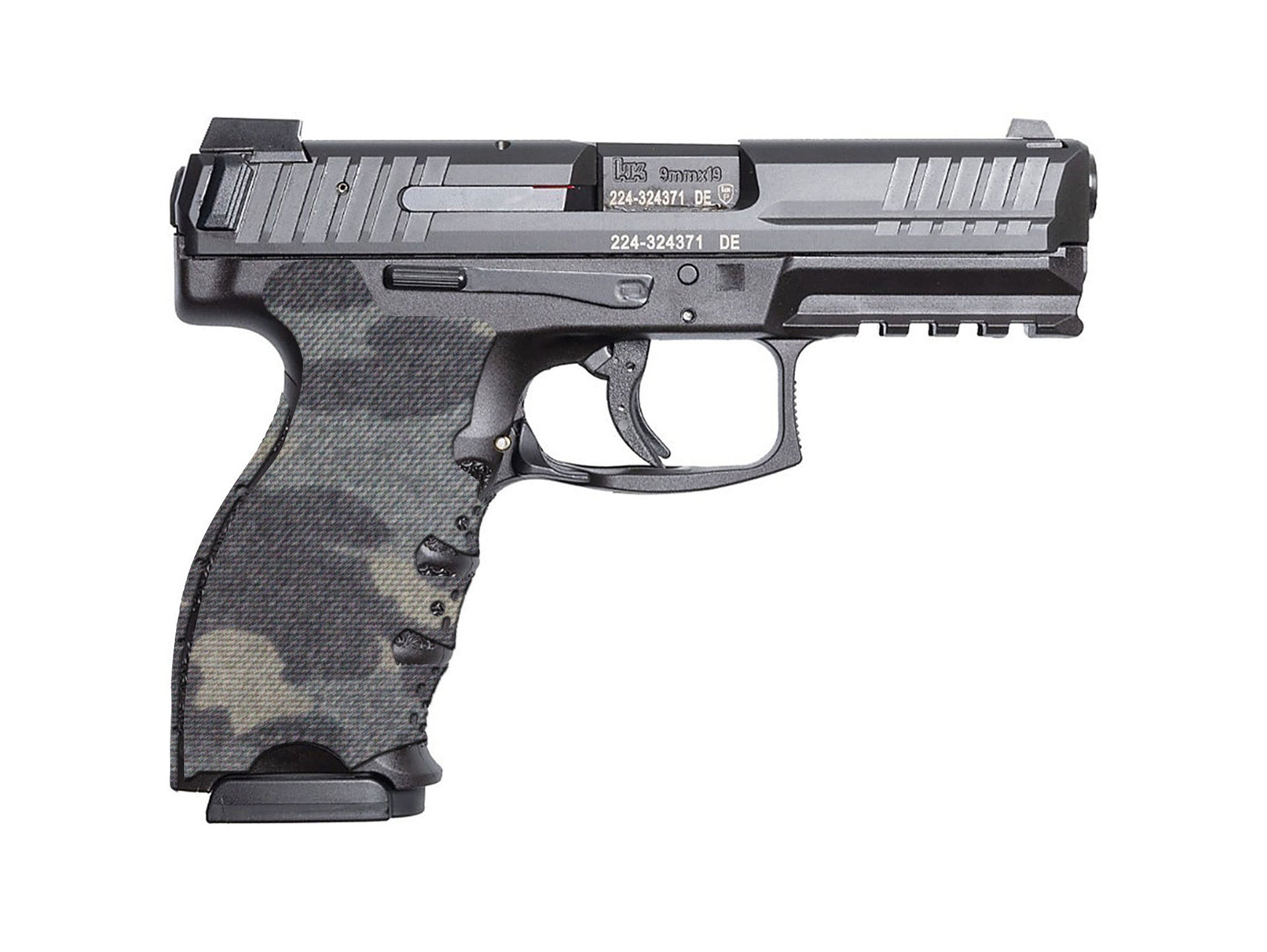 HK VP9 Cordura 1000D grip wrap in Multicam Black — Combat Textiles