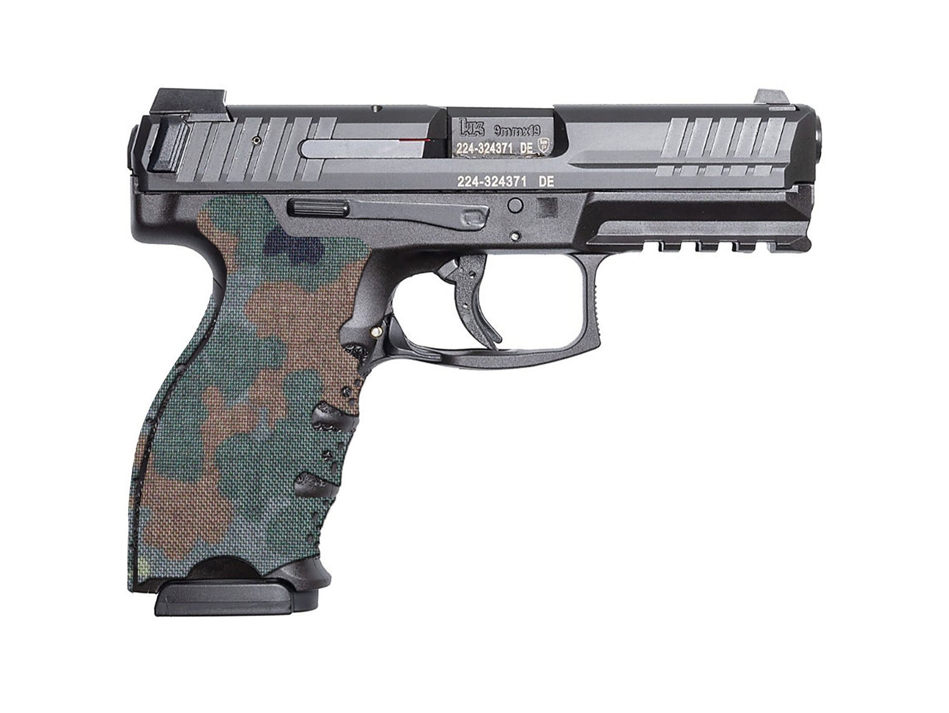 HK VP9 Cordura 1000D grip wrap in Flecktarn — Combat Textiles