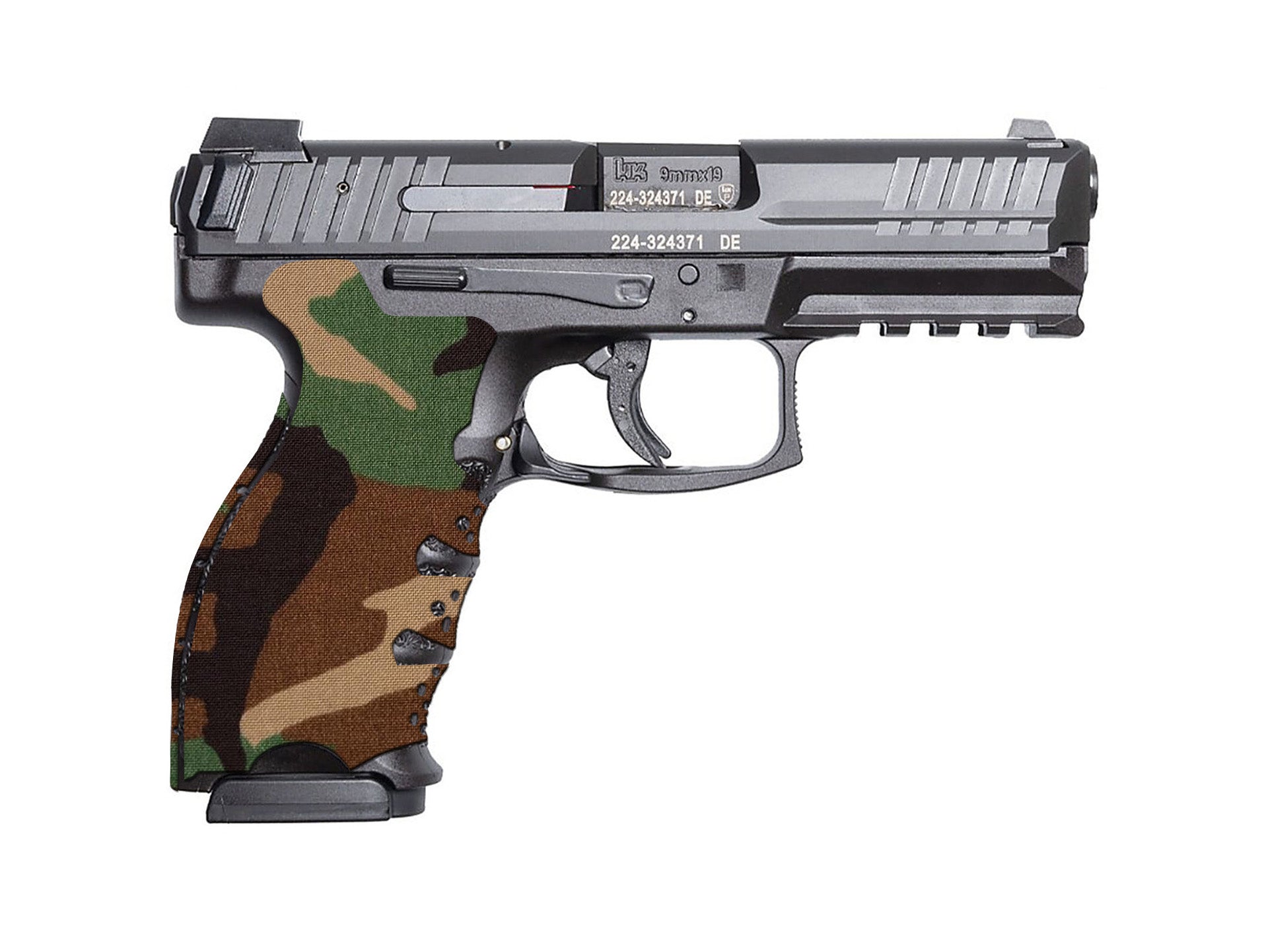 HK VP9 Cordura 1000D grip wrap in M81 Woodland — Combat Textiles