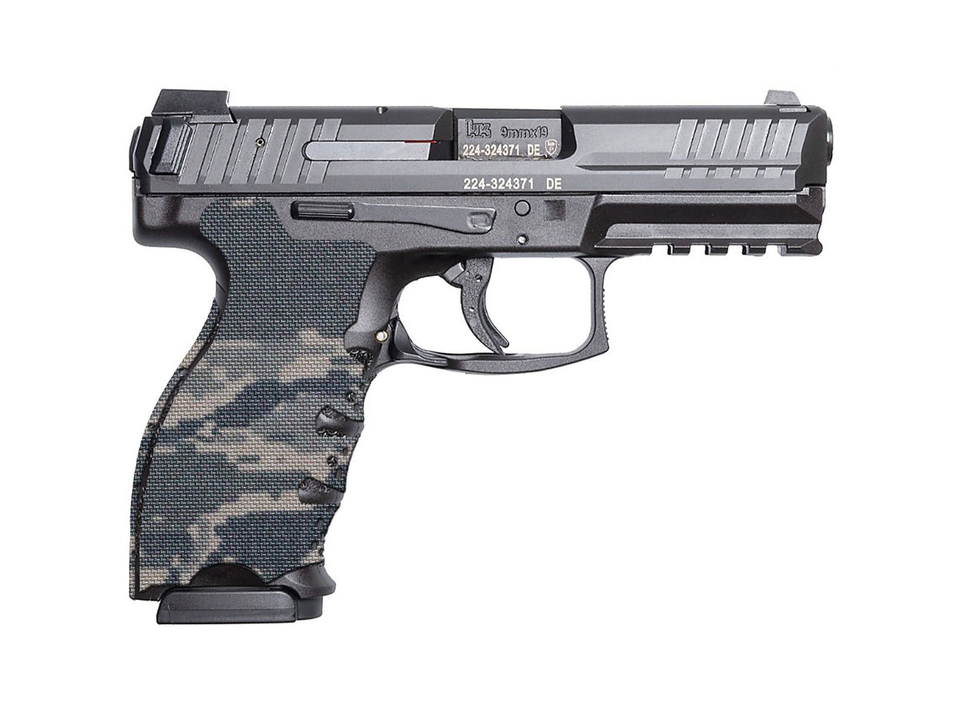 HK VP9 Cordura 1000D grip wrap in Tiger Stripe (ABU) — Combat Textiles