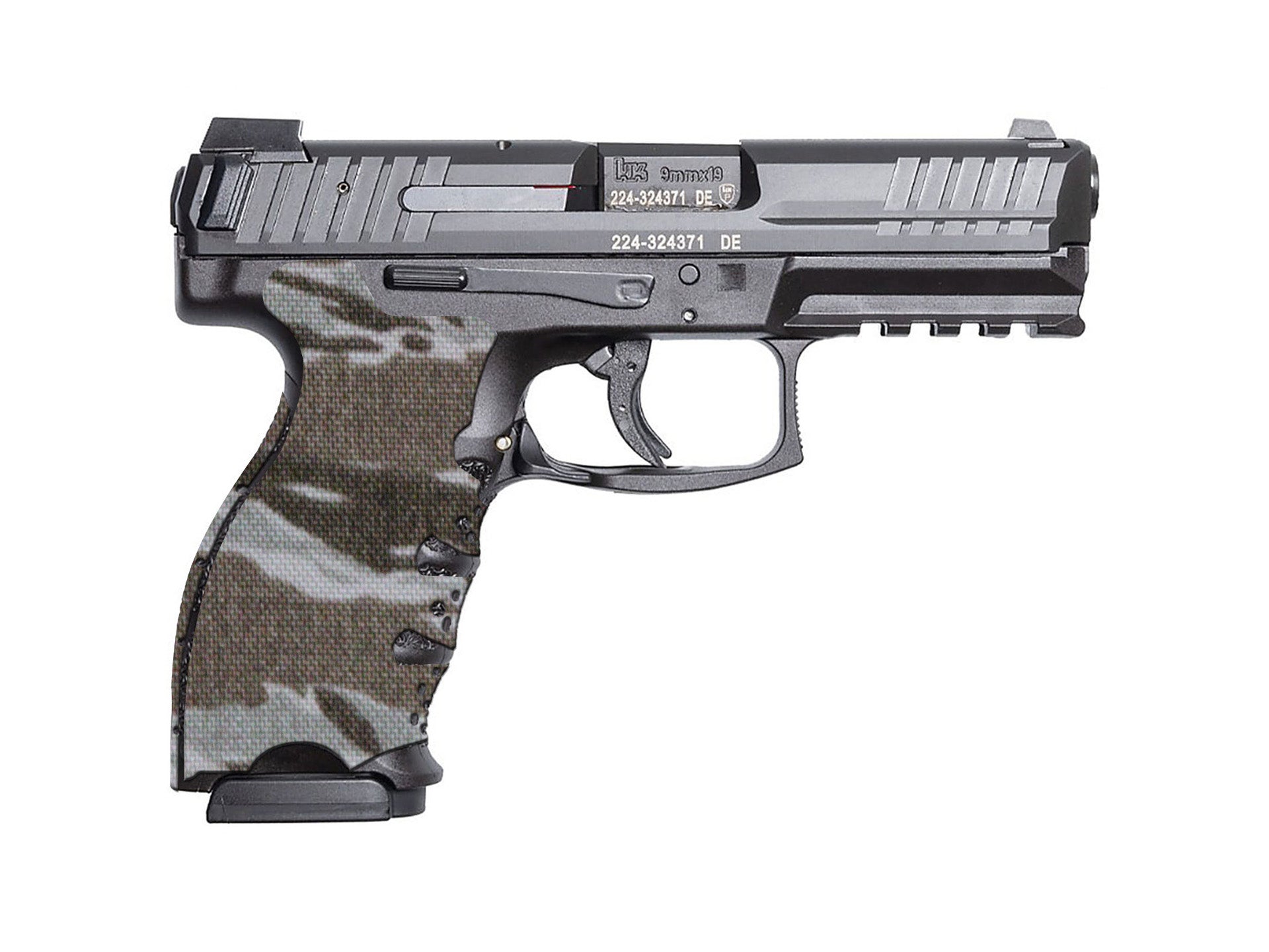 HK VP9 Cordura 1000D grip wrap in Tiger Stripe (Desert) — Combat Textiles