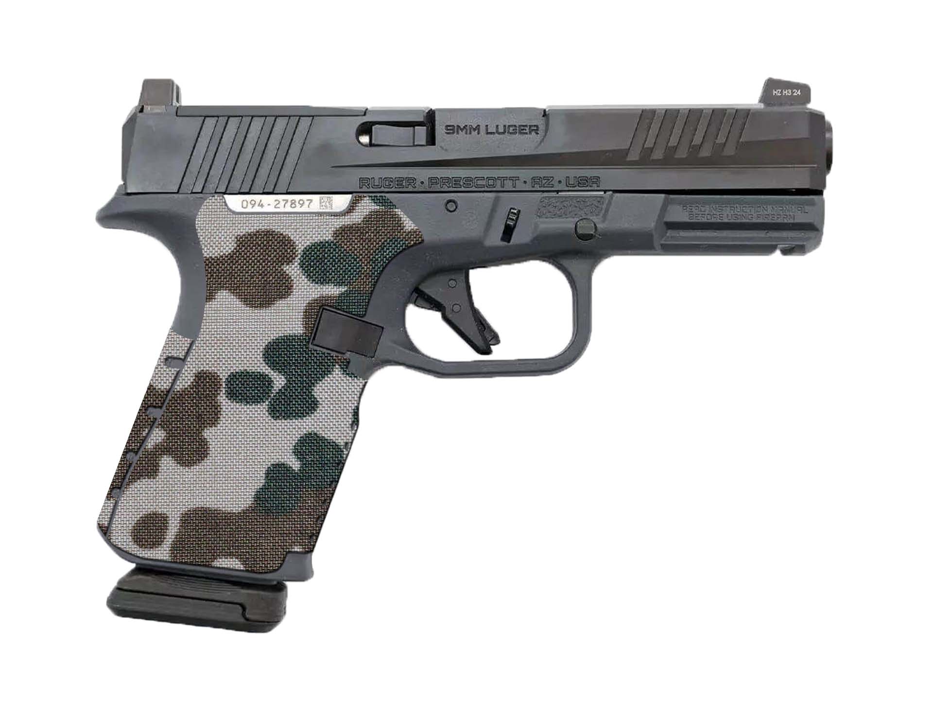 Ruger RXM Compact Cordura 1000D grip wrap in Tropentarn — Combat Textiles