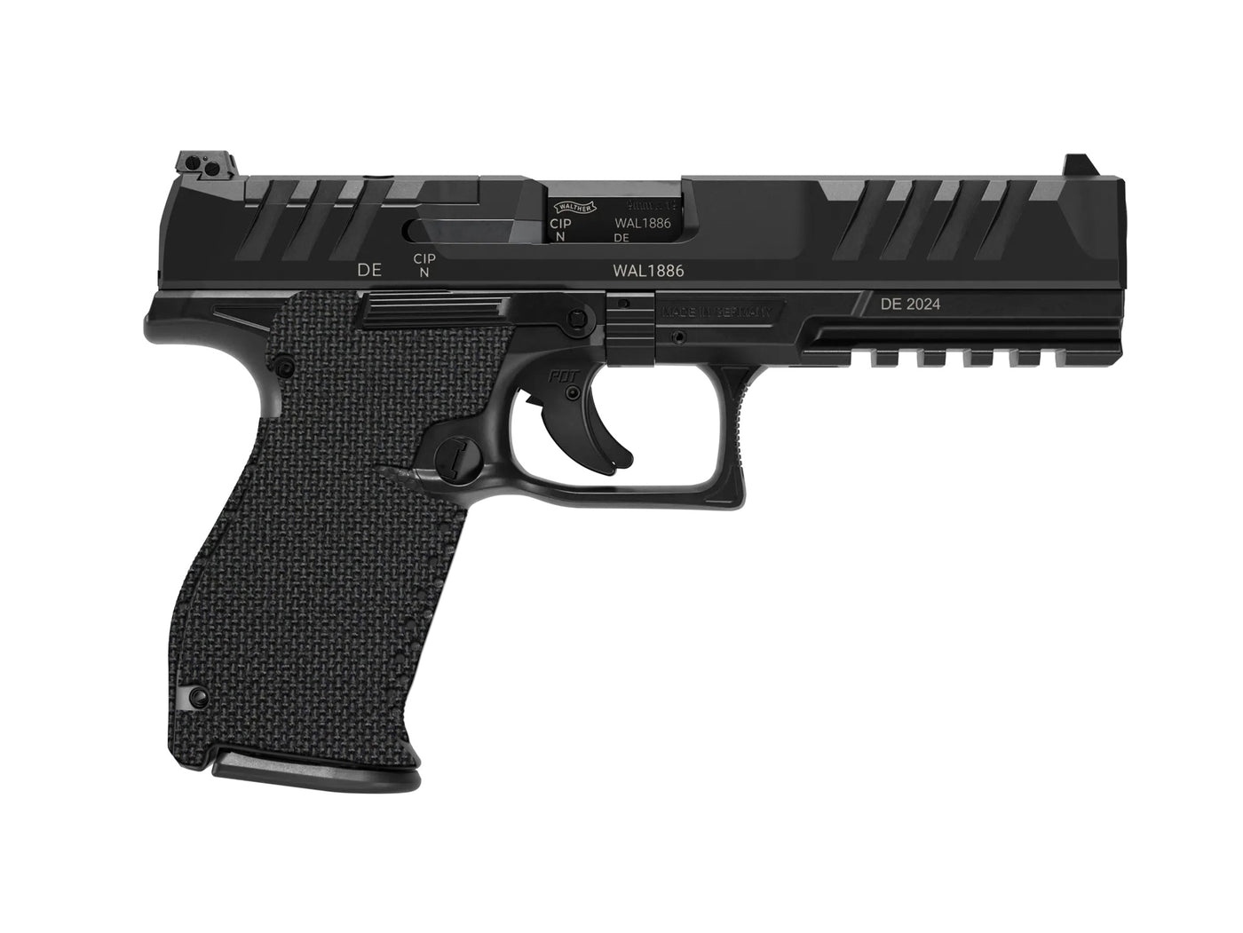 Walther PDP Full Size Cordura 1000D grip wrap in Black — Combat Textiles
