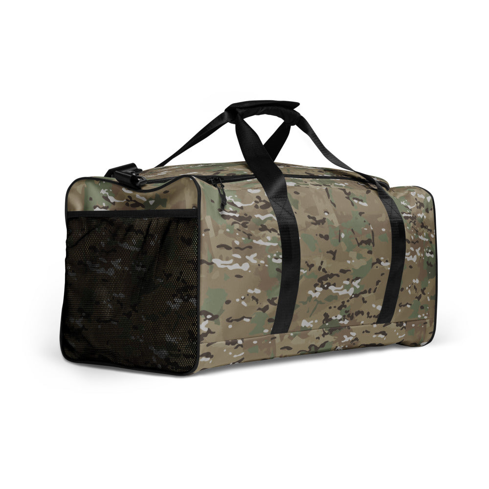 Combat Textiles Range Bag — All-Over Camo — OCP, three-quarter — Combat Textiles