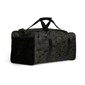 Combat Textiles Range Bag — All-Over Camo — OCP Black, three-quarter — Combat Textiles