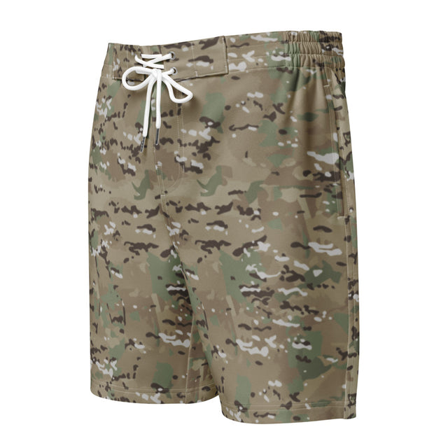 Combat Textiles Board Shorts — OCP, front — Combat Textiles