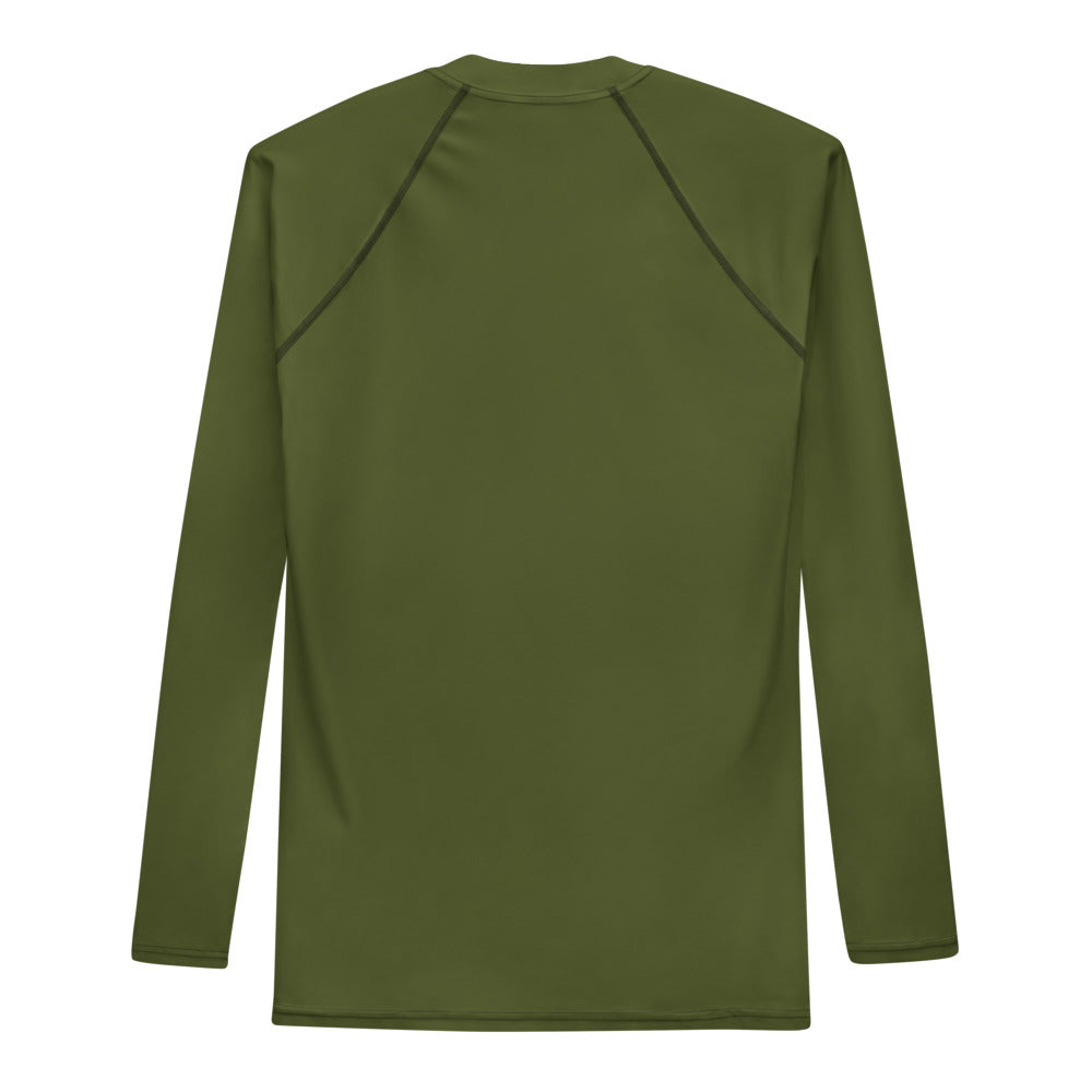 CTX Rashguard — Solid — Military Green, back