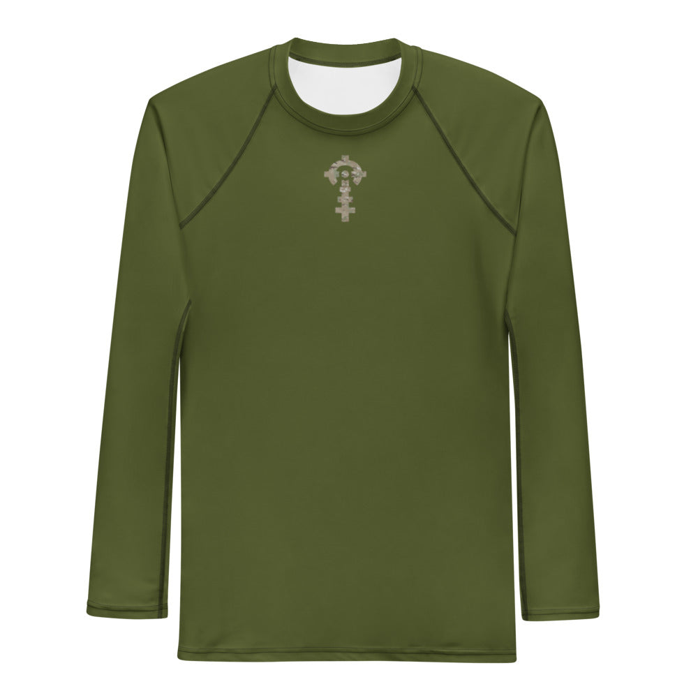CTX Rashguard — Solid — Military Green, front