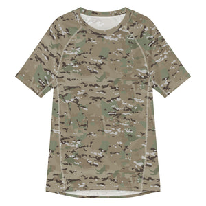 Combat Textiles Rashguard — Short Sleeve — OCP, front — Combat Textiles