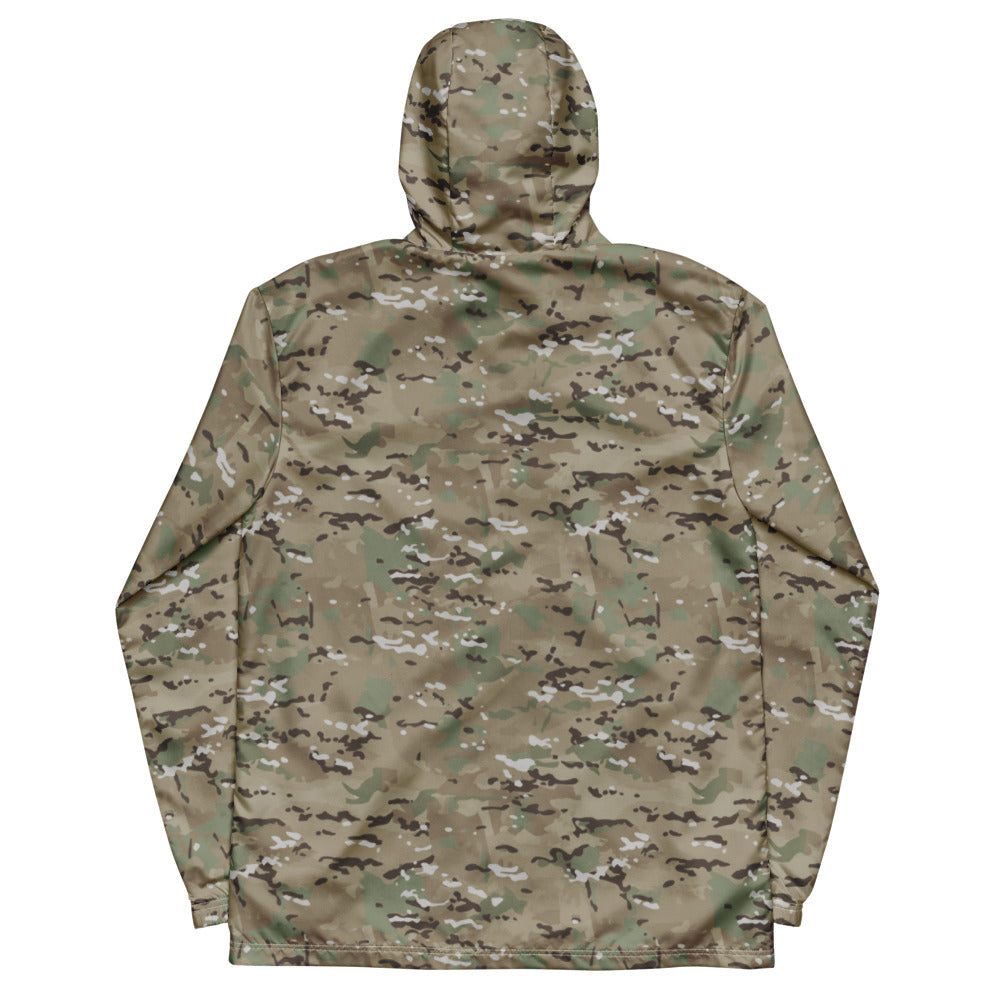 Combat Textiles Windbreaker — All-Over Camo — OCP, back — Combat Textiles