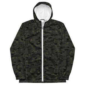 Combat Textiles Windbreaker — All-Over Camo — OCP Black, front — Combat Textiles