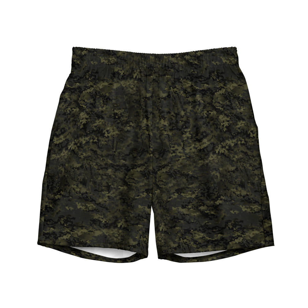 CTX Swim Trunks — Camo Black, front