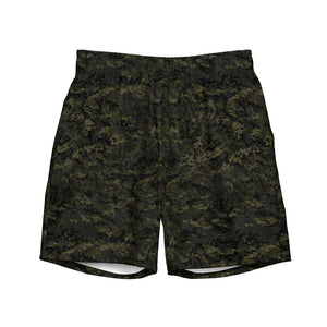 CTX Swim Trunks — Camo Black, front