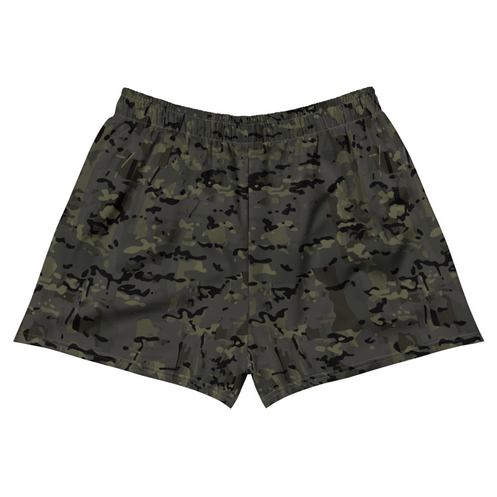 Combat Textiles Training Shorts — OCP Black, back — Combat Textiles