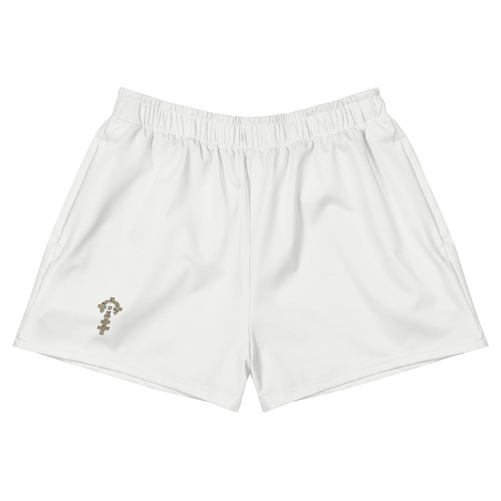 CTX Athletic Shorts — Solid — White, front