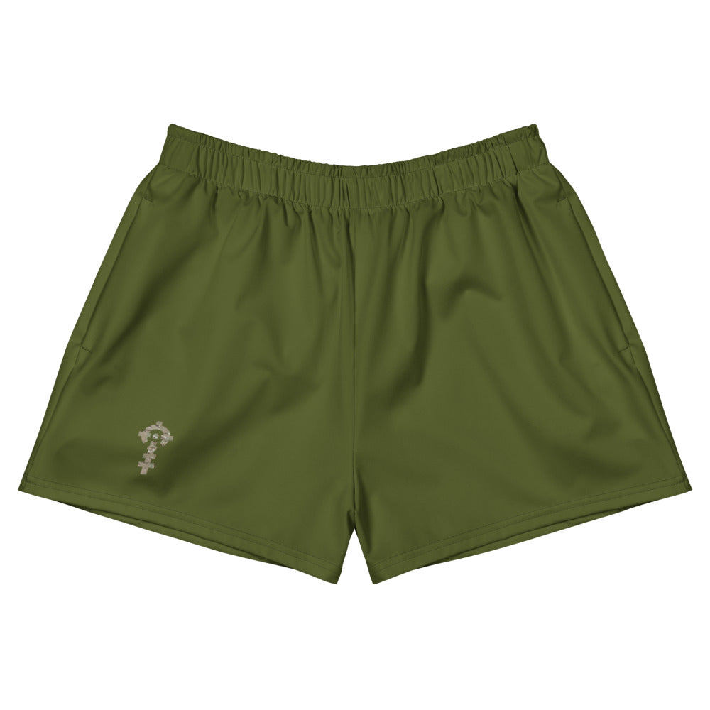 CTX Athletic Shorts — Solid — Military Green, front