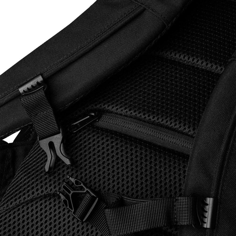 Combat Textiles Assault Pack — All-Over Camo — OCP Black, back — Combat Textiles