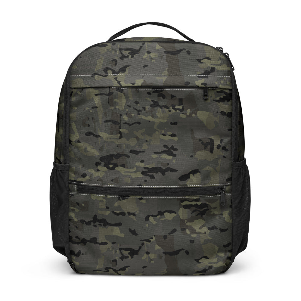 Combat Textiles Assault Pack — All-Over Camo — OCP Black, front — Combat Textiles