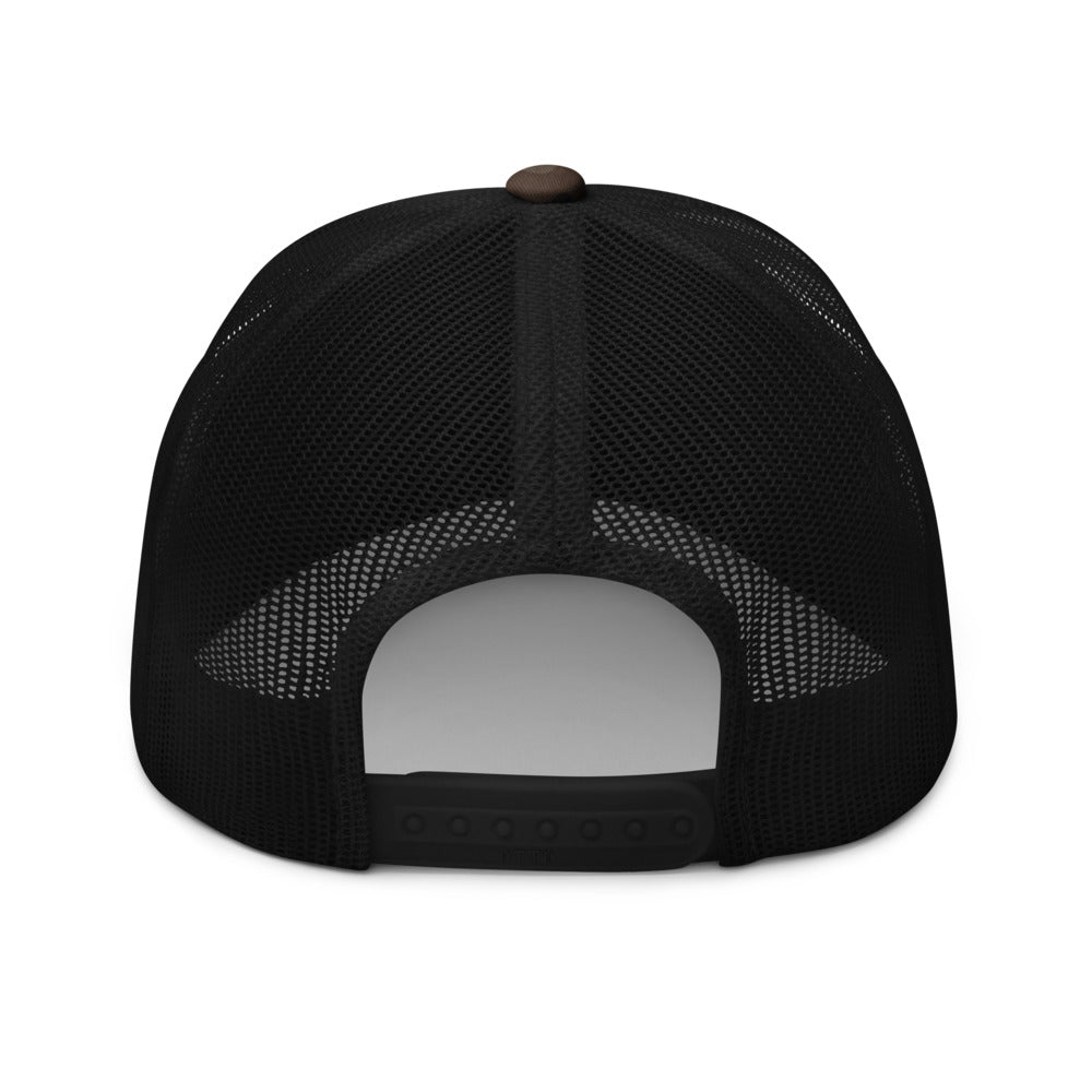Combat Textiles Field Cap — Camo — Camo / Black, back — Combat Textiles