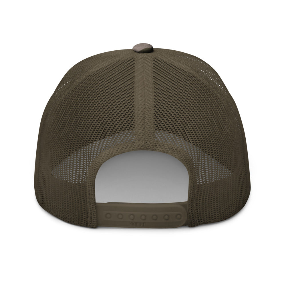 Combat Textiles Field Cap — Camo — Camo / Olive, back — Combat Textiles