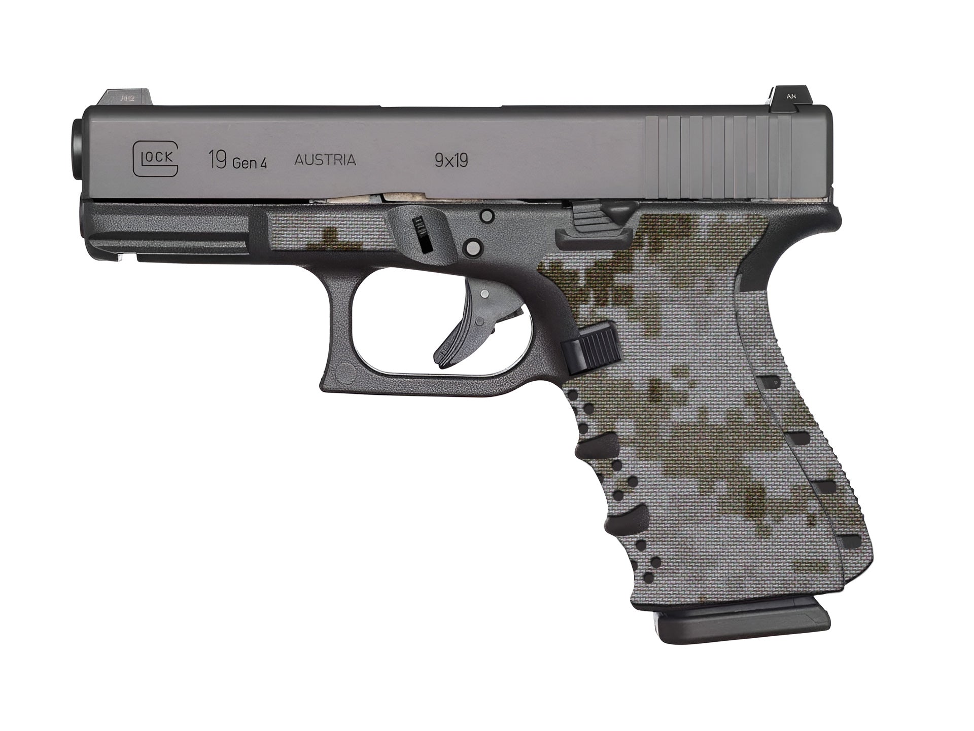 CTX Cordura 1000D Grip Kit for GLOCK G19/G23/G32 Pistols — ACU Desert