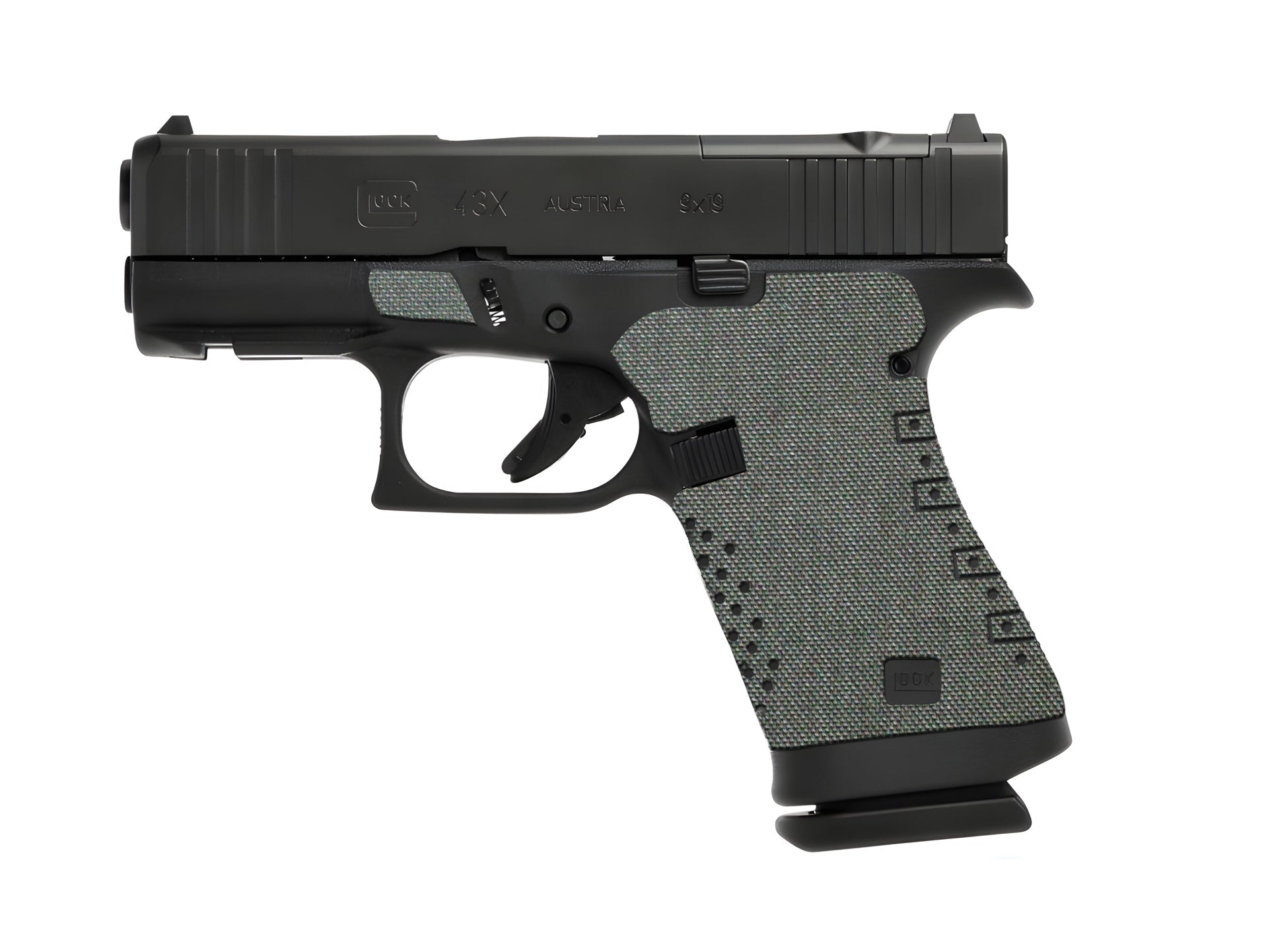 CTX Cordura 1000D Grip Kit for GLOCK G43X/G48 Pistols — OD Green