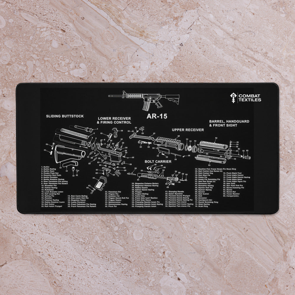 CTX Rifle Bench Mat — 15.5in x 31in, in use — Combat Textiles