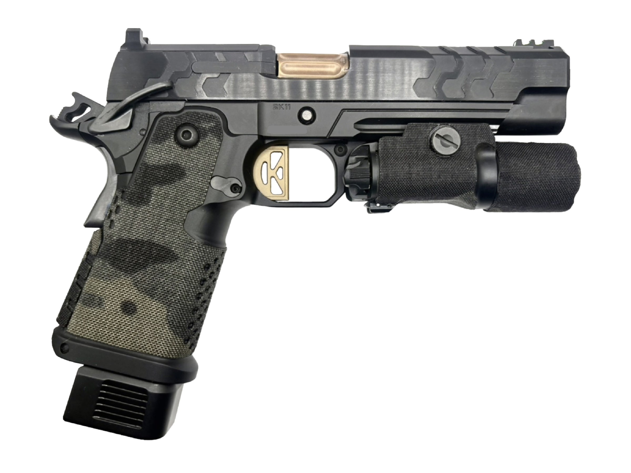 Kimber 2K11 Cordura 1000D grip wrap in MultiCam Black — Combat Textiles