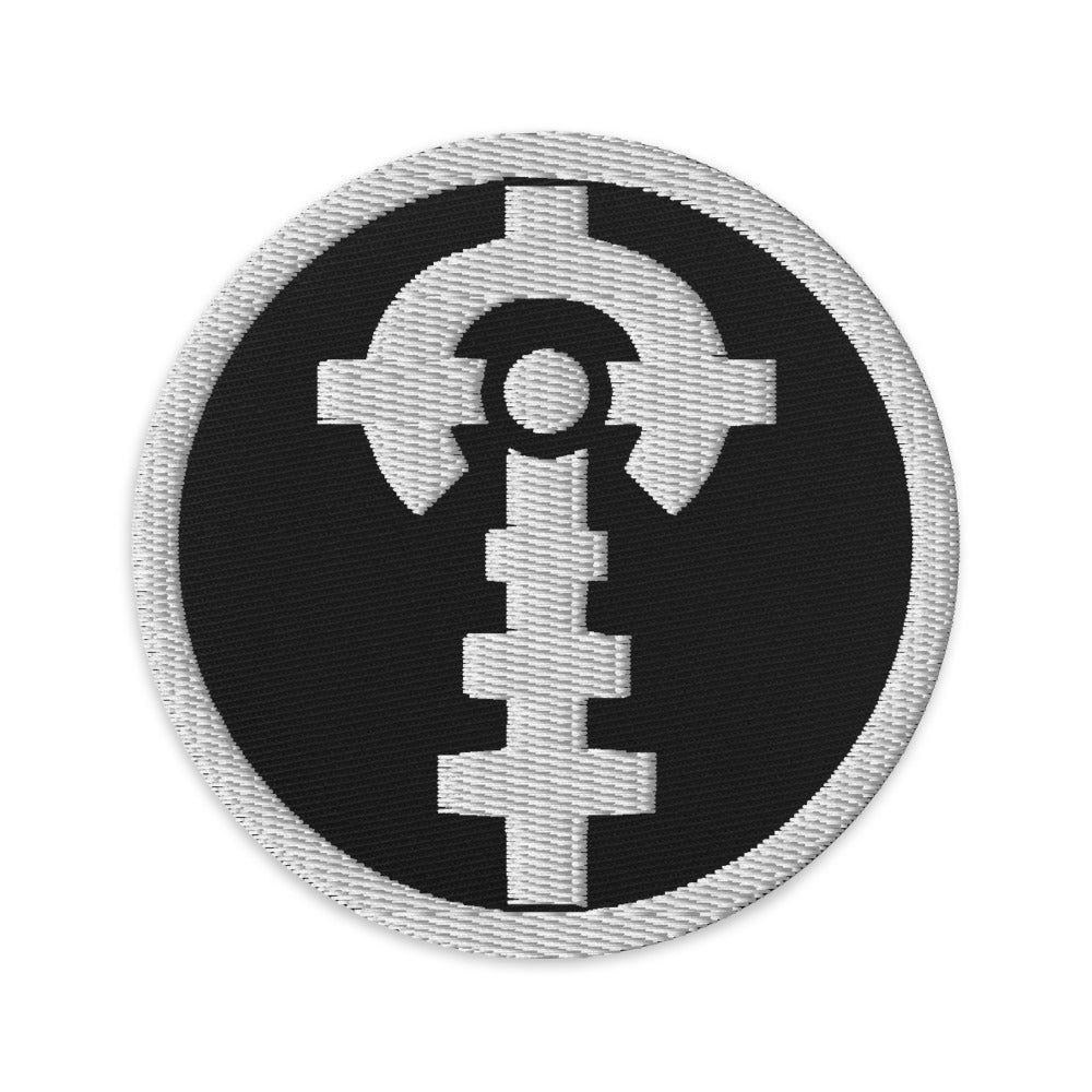 CTX Insignia Patch — Circle 3 in, front — Combat Textiles