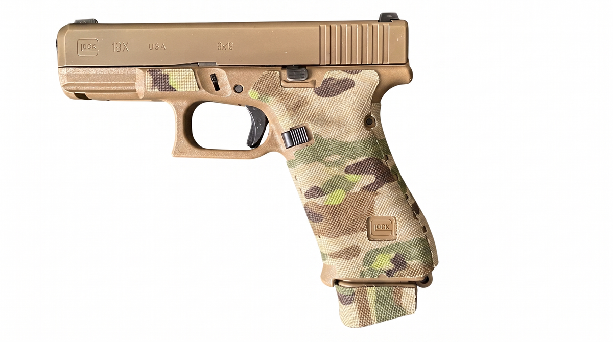 Glock 19X Cordura 1000D grip wrap in MultiCam — Combat Textiles