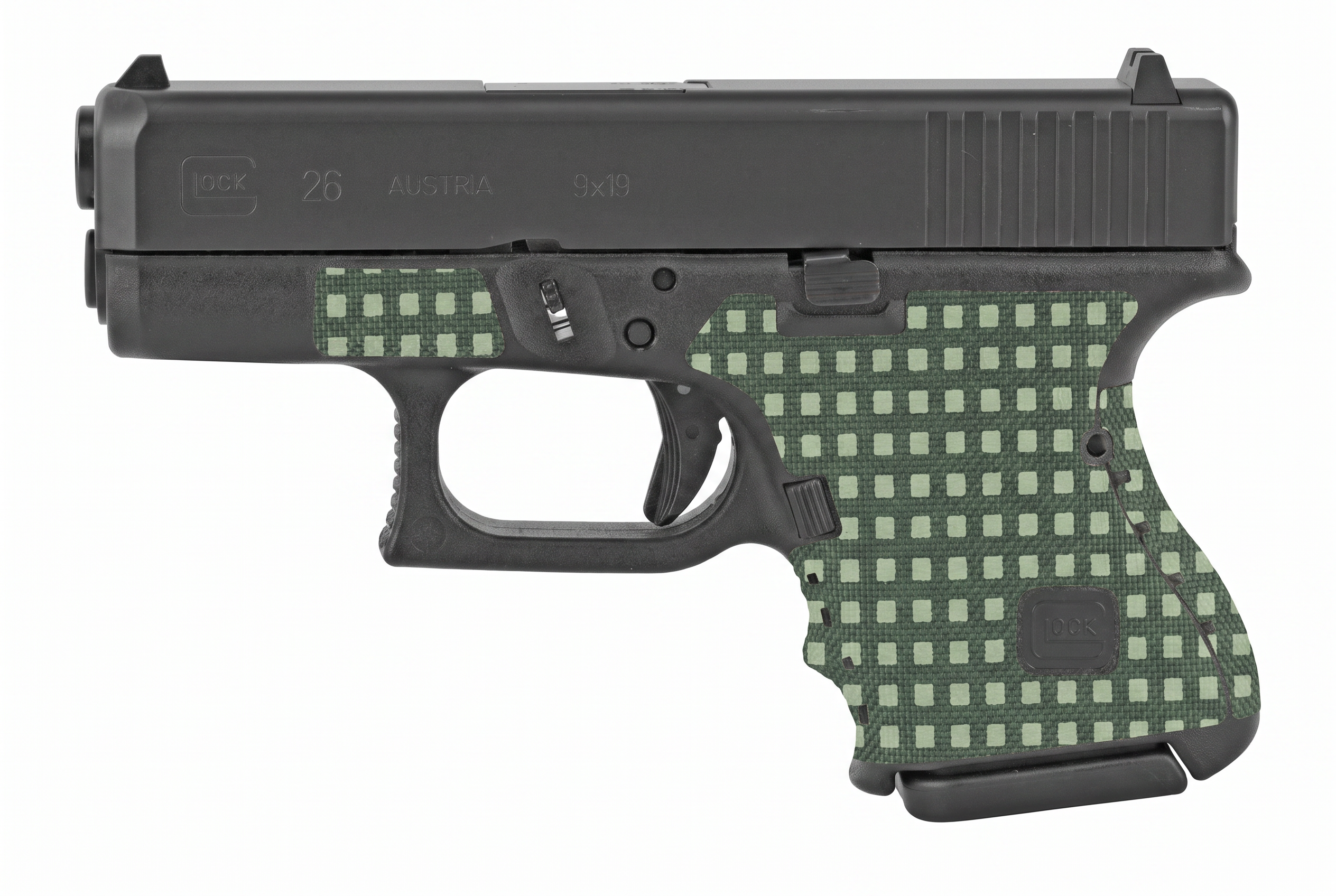 CTX Cordura 1000D Grip Kit for GLOCK G26/G27/G33 — Desert Night Camo