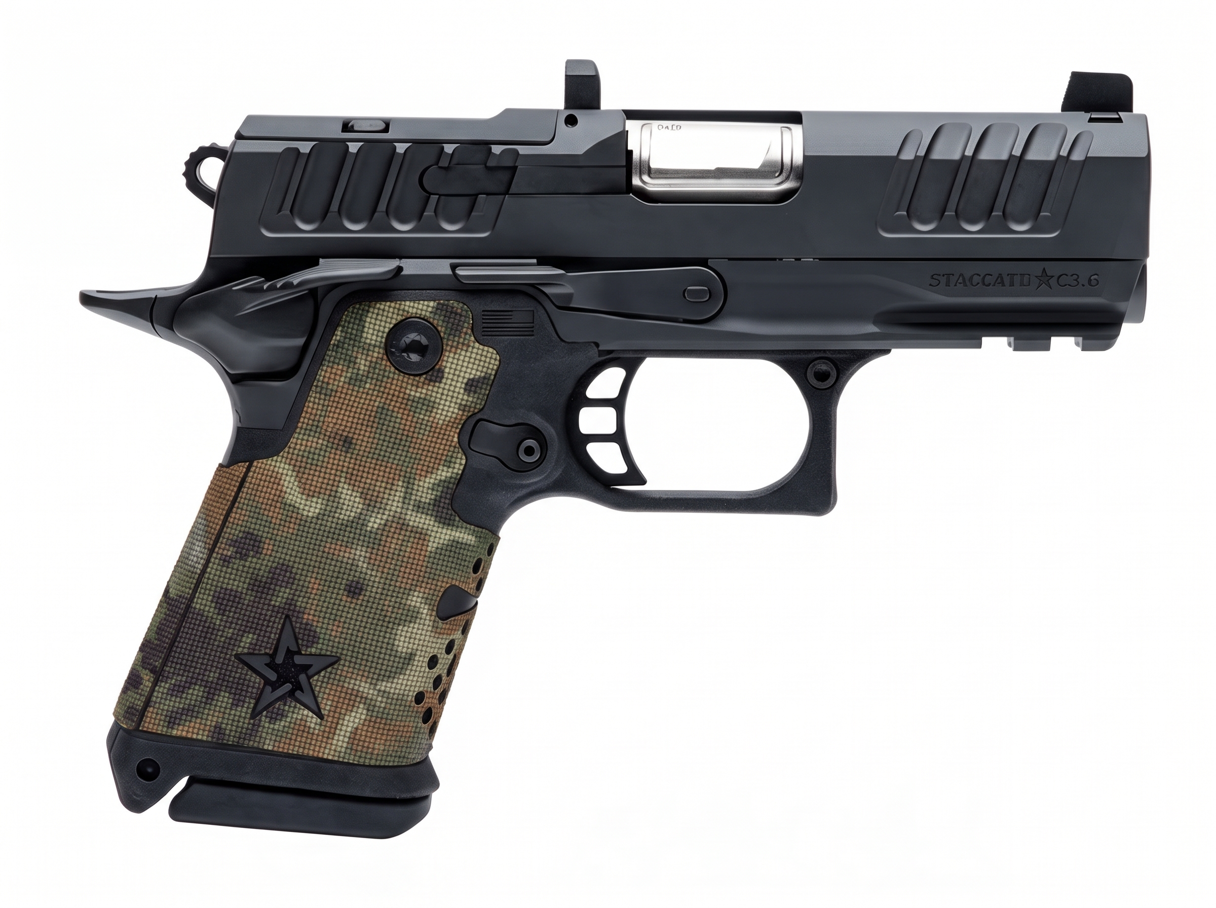 CTX Cordura 1000D Grip Kit for Staccato HD C3.6 - Flecktarn