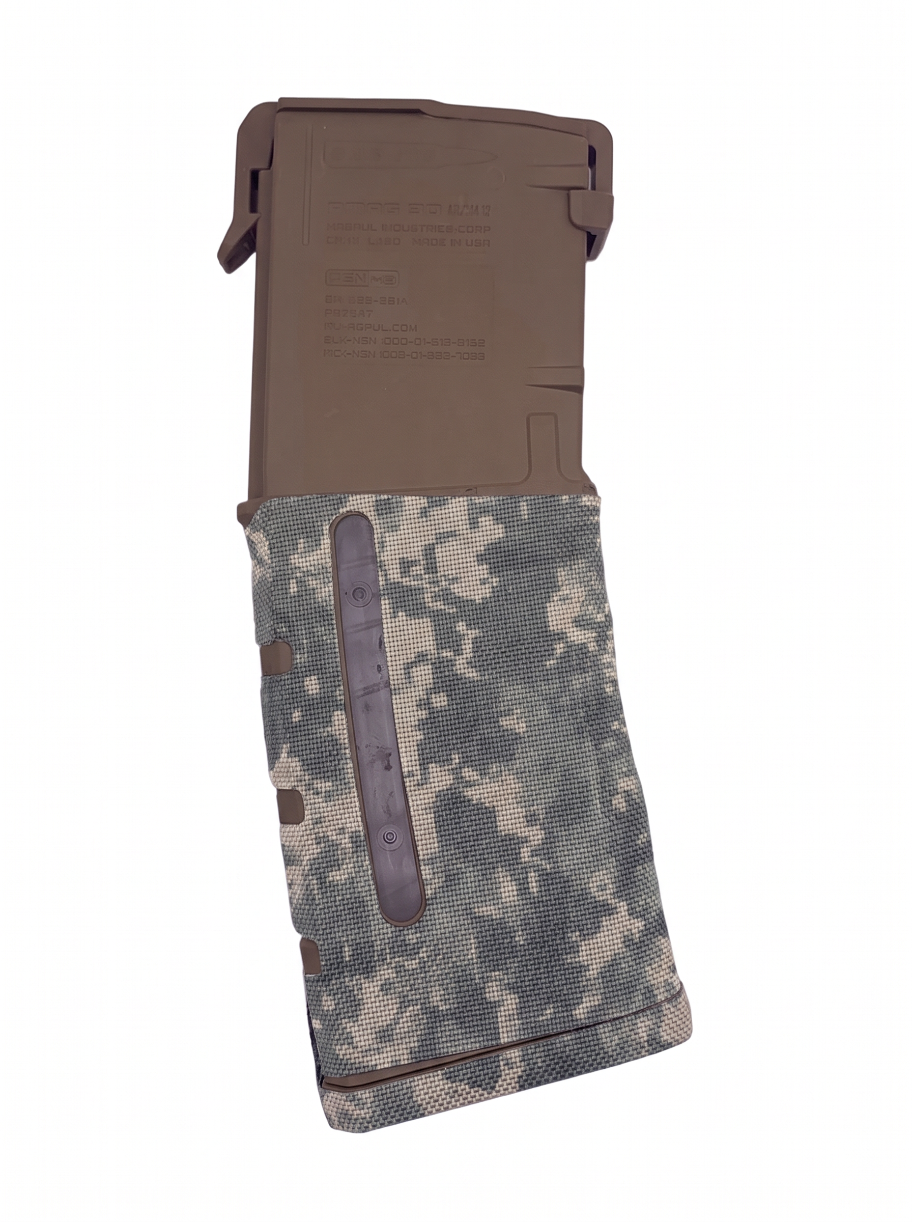 Magpul PMAG 30 AR/M4 Gen 3 Cordura 1000D magazine wrap in ACU — Combat Textiles