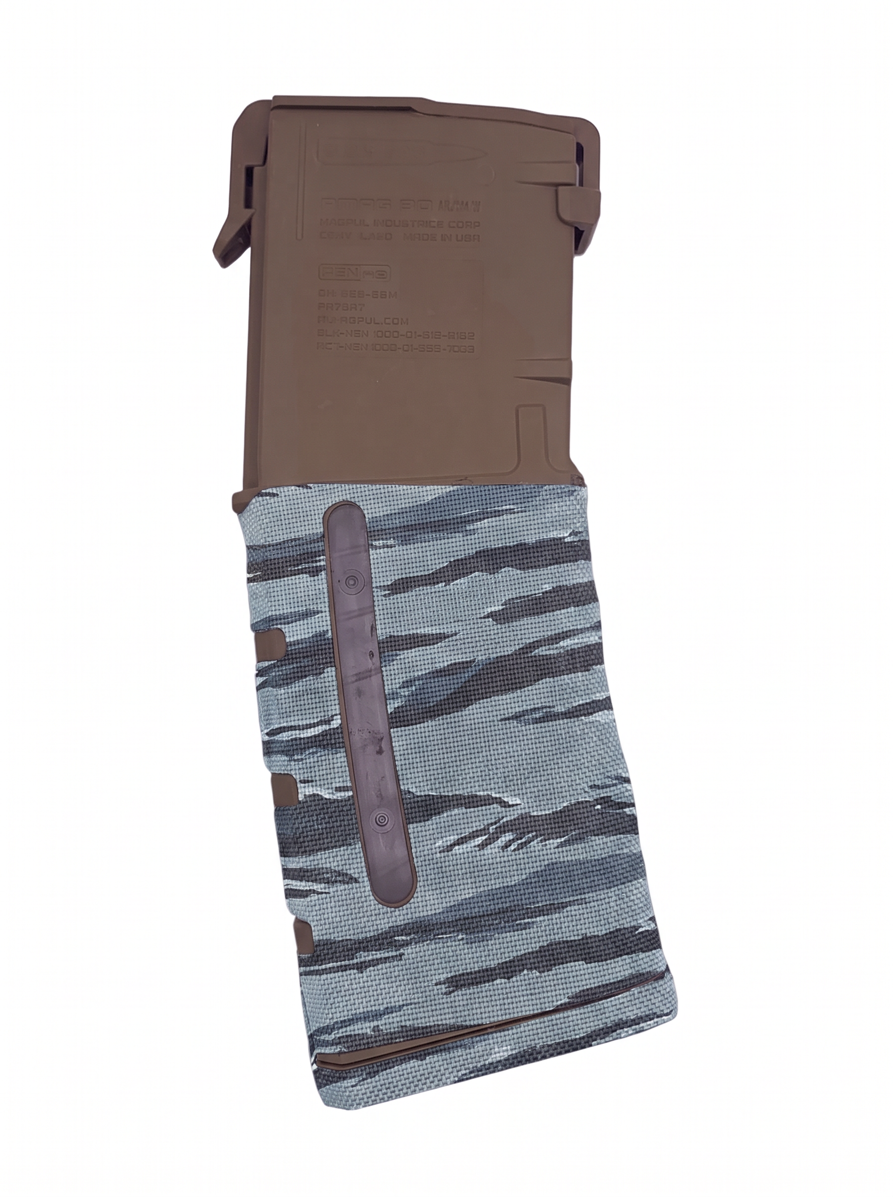 Magpul PMAG 30 AR/M4 Gen 3 Cordura 1000D magazine wrap in Tiger Stripe (ABU) — Combat Textiles