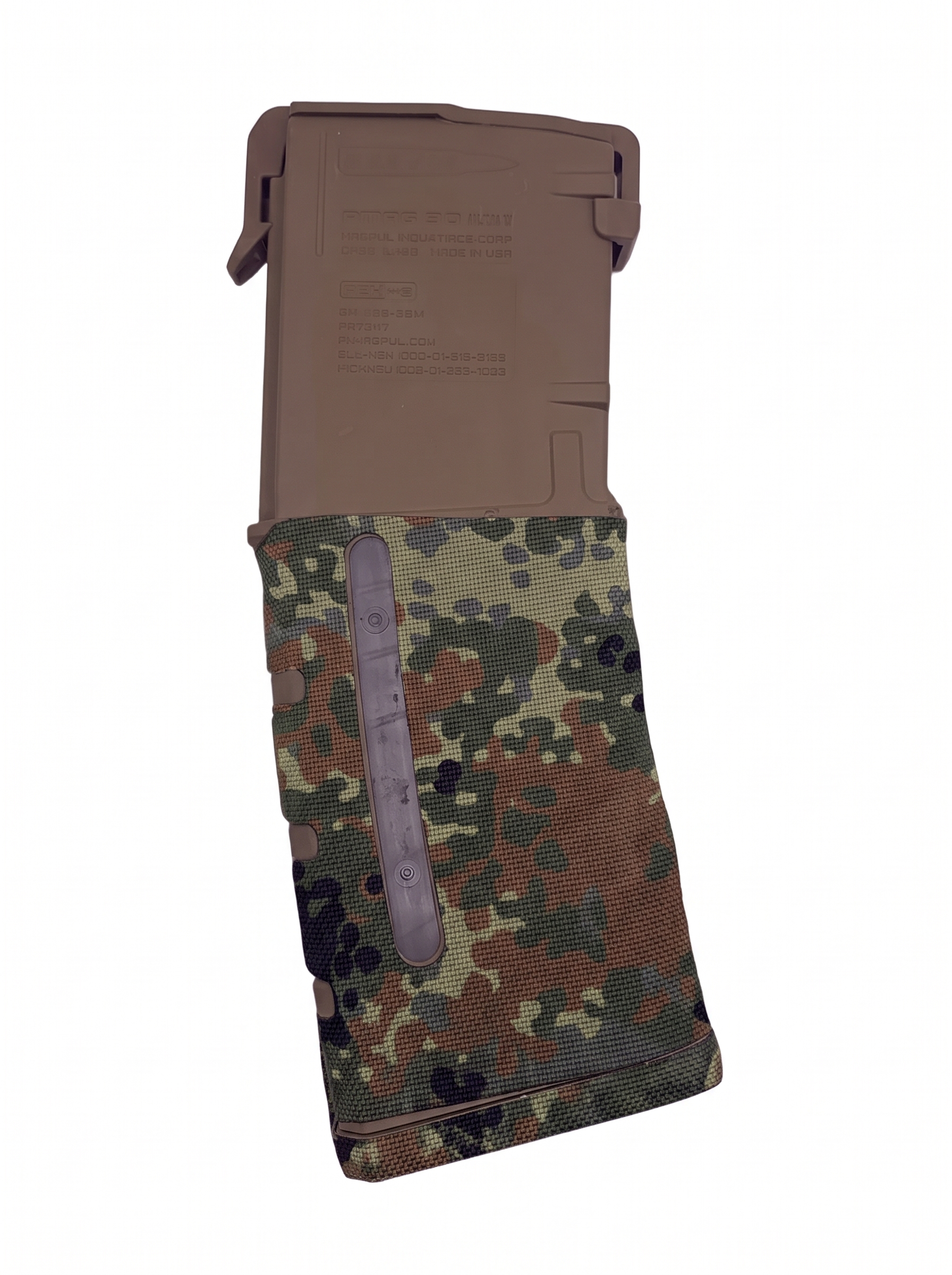 Magpul PMAG 30 AR/M4 Gen 3 Cordura 1000D magazine wrap in Flecktarn — Combat Textiles