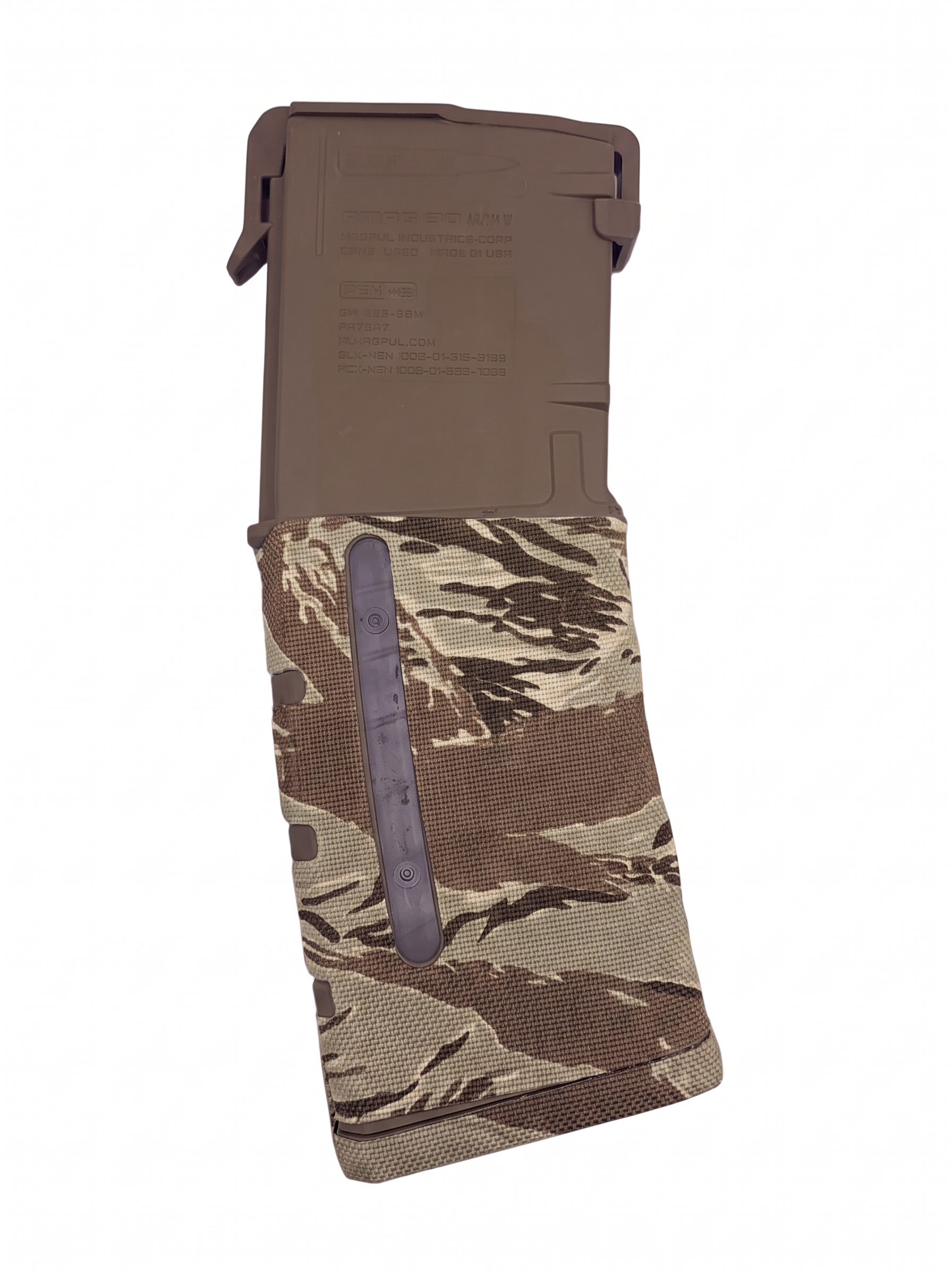 Magpul PMAG 30 AR/M4 Gen 3 Cordura 1000D magazine wrap in Tiger Stripe (Desert) — Combat Textiles